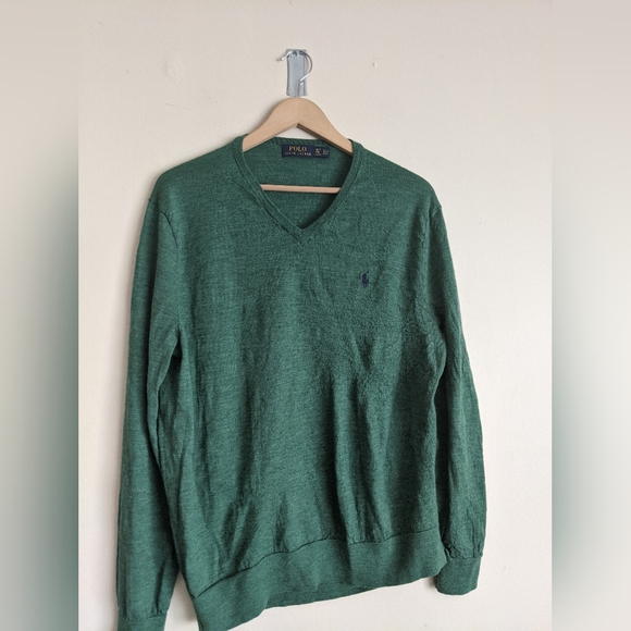 Polo Ralph Lauren Merino Wool Sweater – Men’s XLT (Tall) – Green - Picture 7 of 7